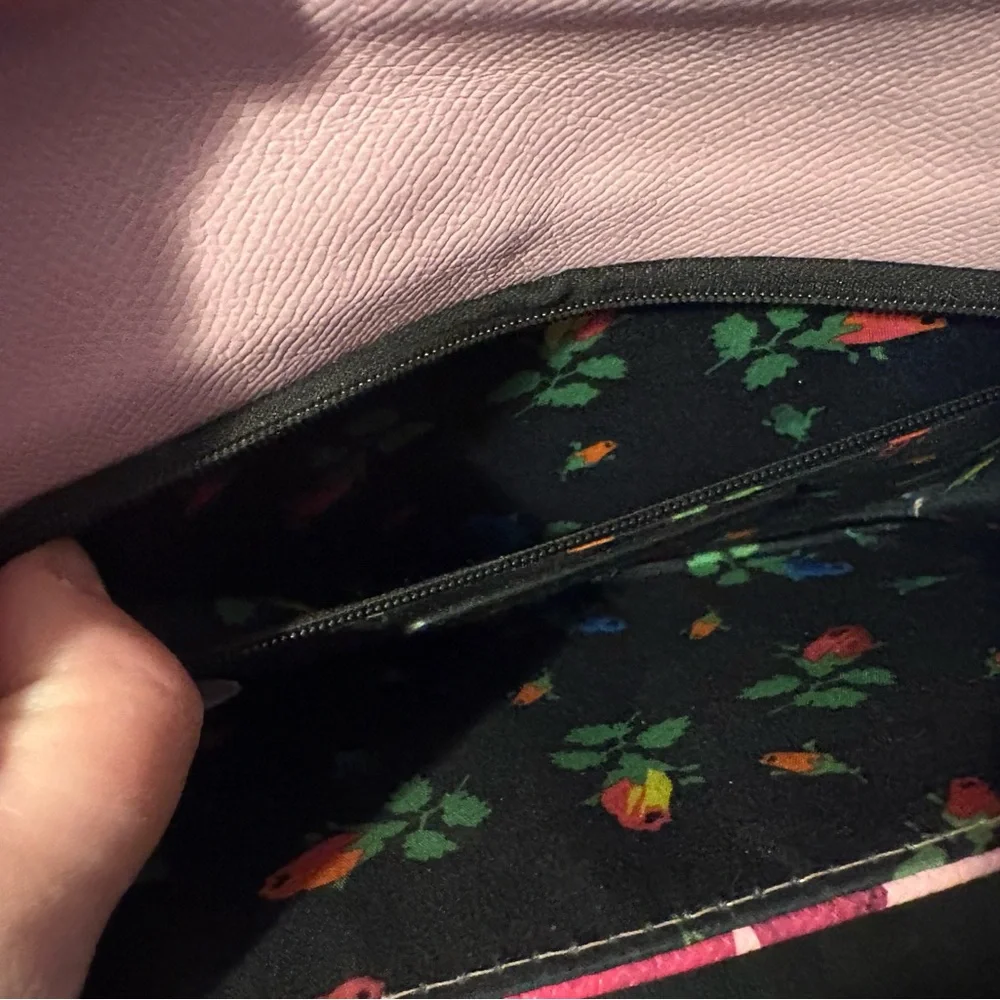 Betsey Johnson Pink Floral Crossbody Bag - Picture 6 of 10